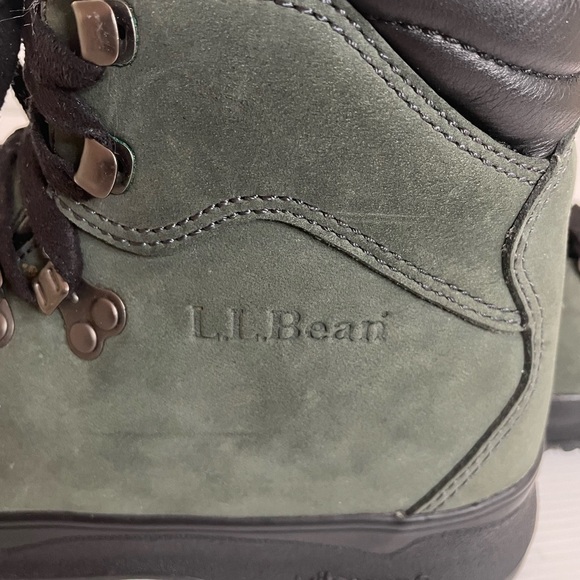 L.L. Bean Green Lace Up Boots - Picture 9 of 9